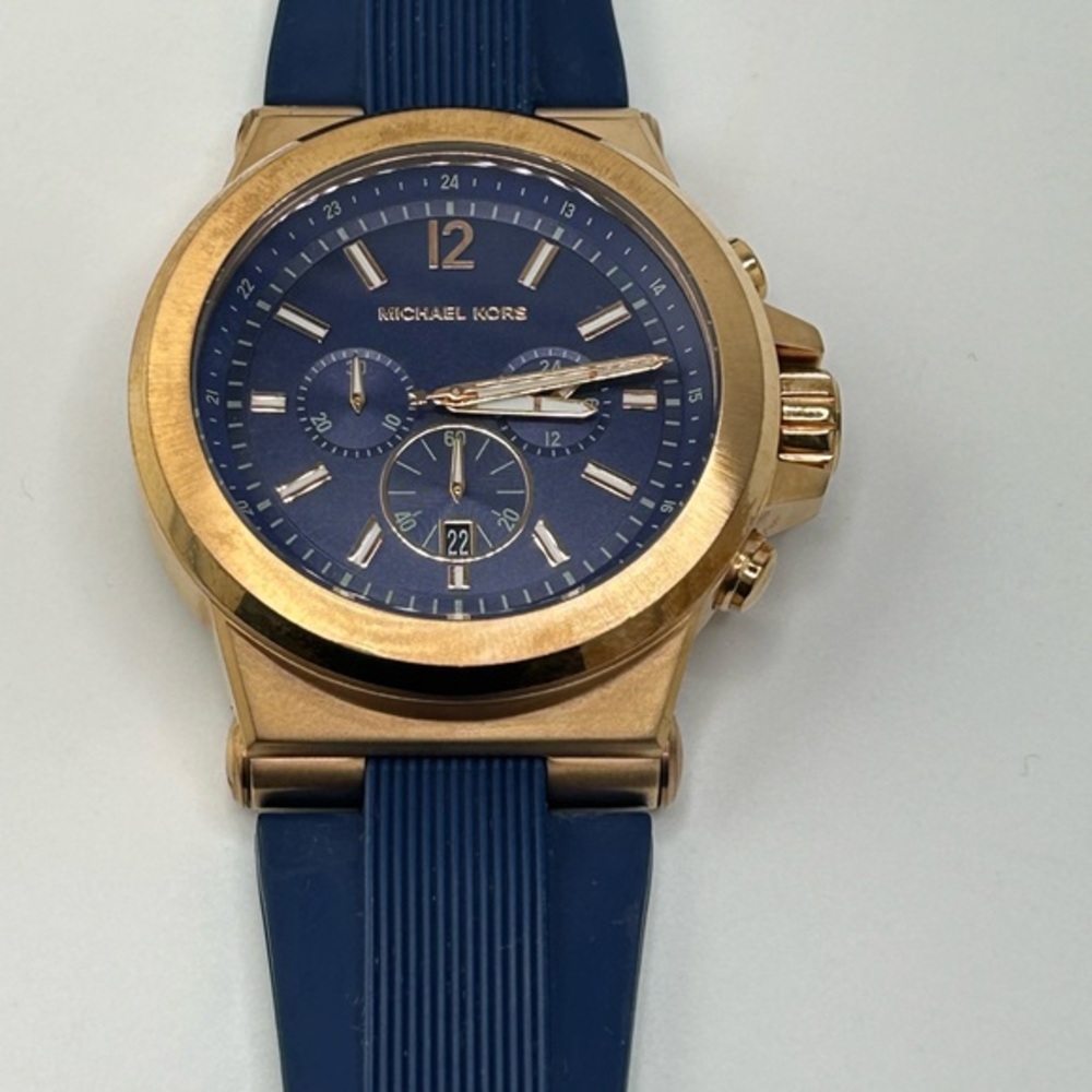 Michael Kors MK8295 Men's Watch Chronograph Dylan Blue Watch 054 - Picture 1 of 6